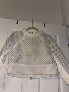Three Floor blouse with Sequin Detail